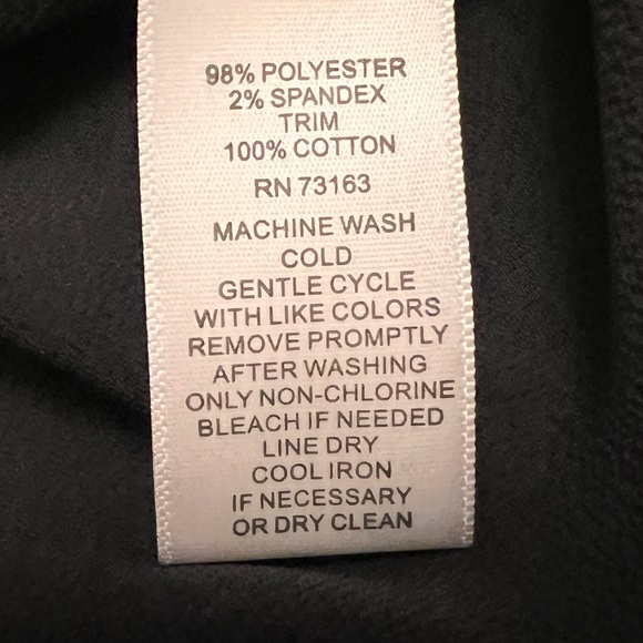 NWT~Spense~Blouse~Size XL-Sleeveless~Black with White Trim - Picture 8 of 12